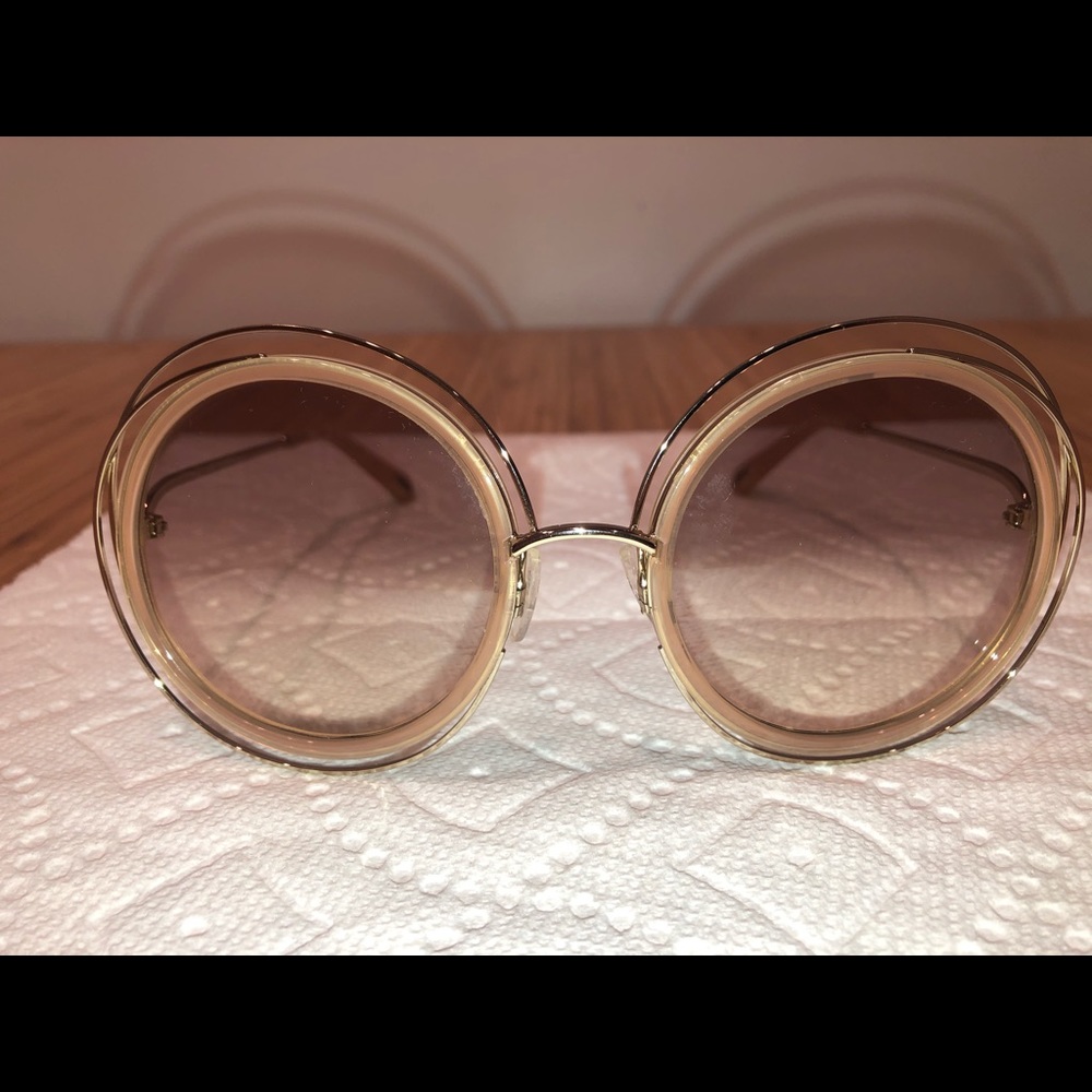 Authentic Chloe Carlina used sun glasses